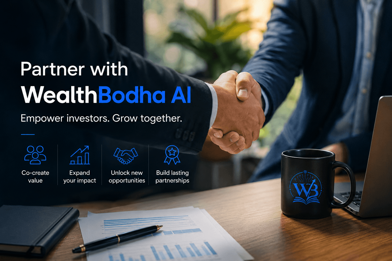 Financial advisors and wealth managers leveraging WealthBodha partner intelligence