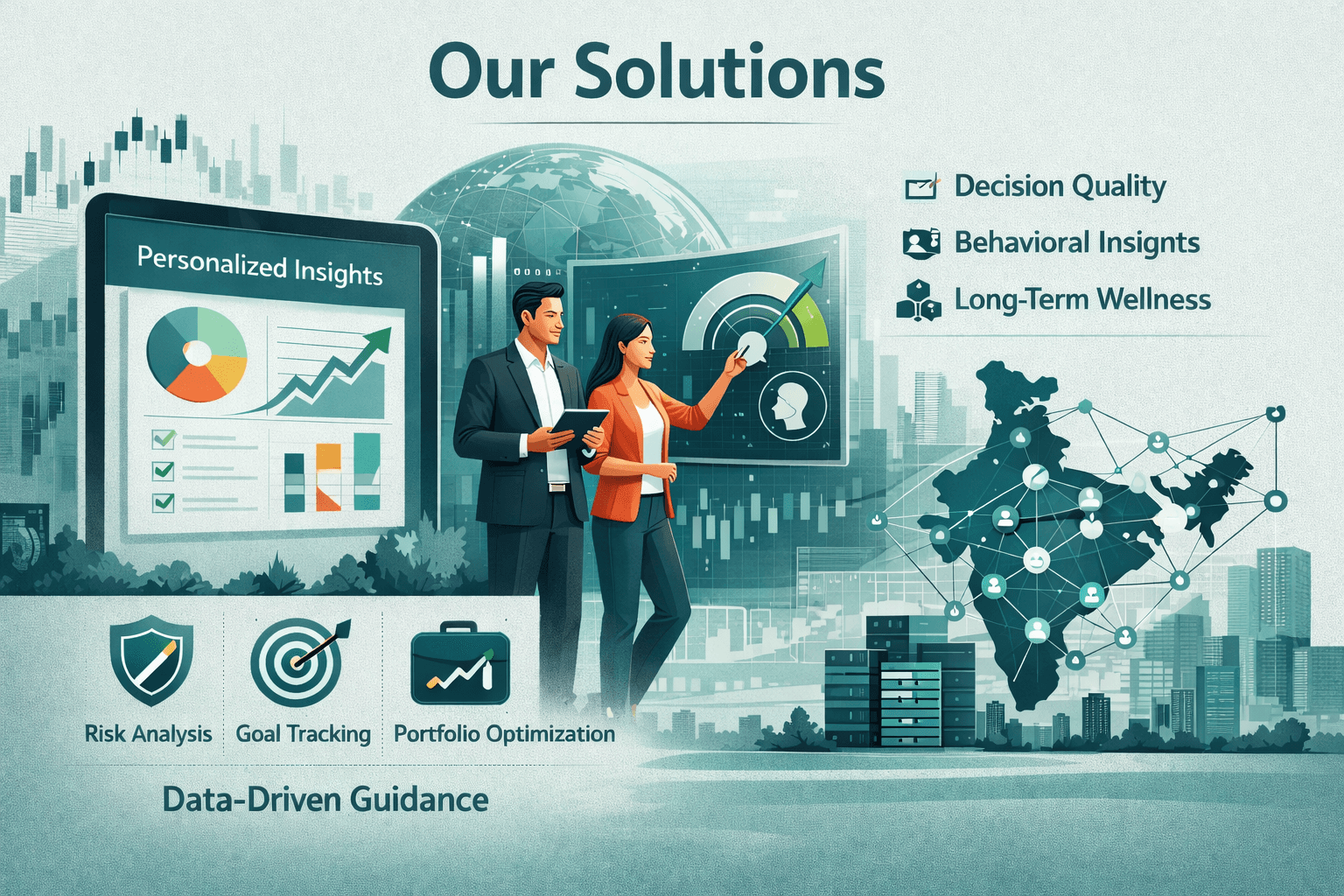 Technology representing scalable financial intelligence